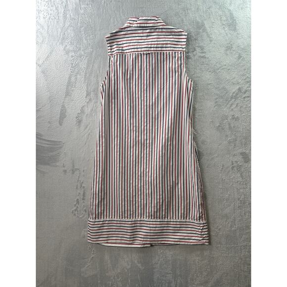 Brooks Brothers Sleeveless Striped Sheath Dress – Size 12 - Picture 2 of 5